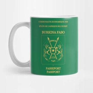 Burkina Faso Passport Mug